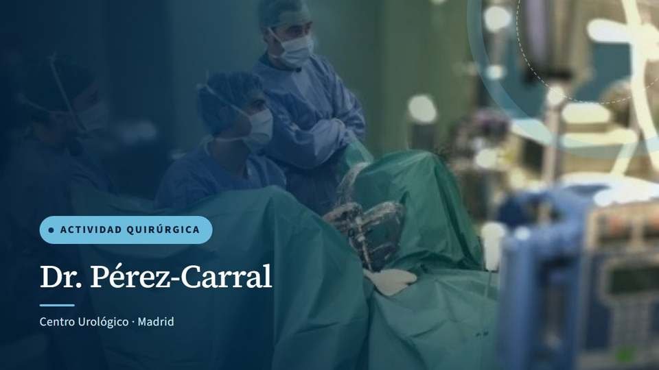 Portada de la crónica «HoLEPs en el Sanatorio Ntra Sra de Covadonga, Gijón», con cirujanos con gorro y mascarilla durante una intervención en el quirófano