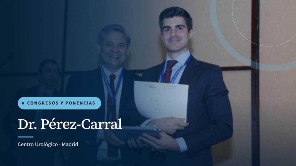Portada de la crónica «Congreso de la American Urological Association (AUA) en San Diego, California», con la entrega de un diploma en un acto de urología